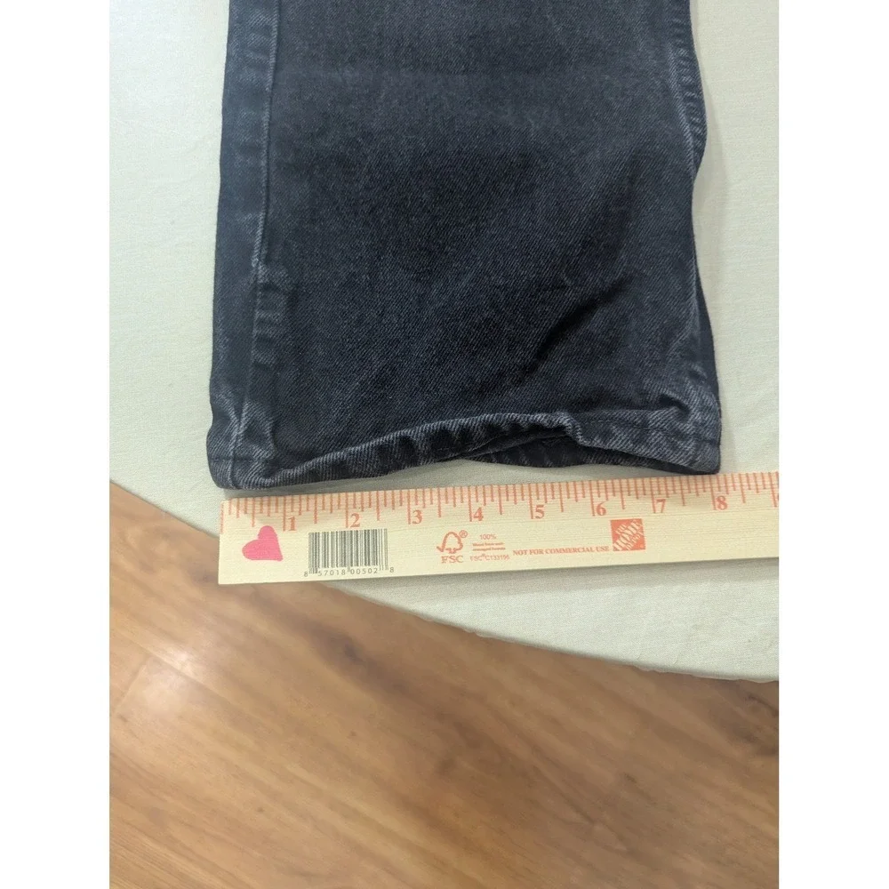 Wrangler Straight Leg Jeans‎ Boys 12 Husky BlackAdjustable Waist 955HUCB